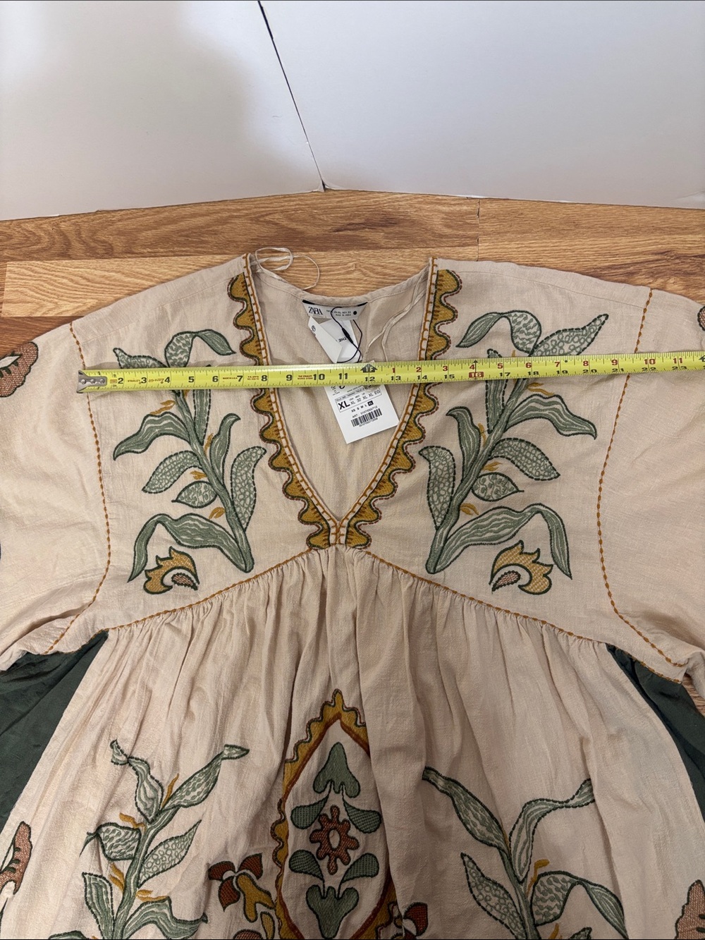 Zara embroidered dress size XL - Picture 9 of 16